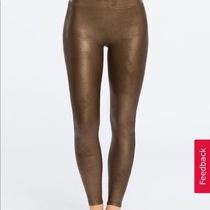 SPANX Faux Leather Leggings